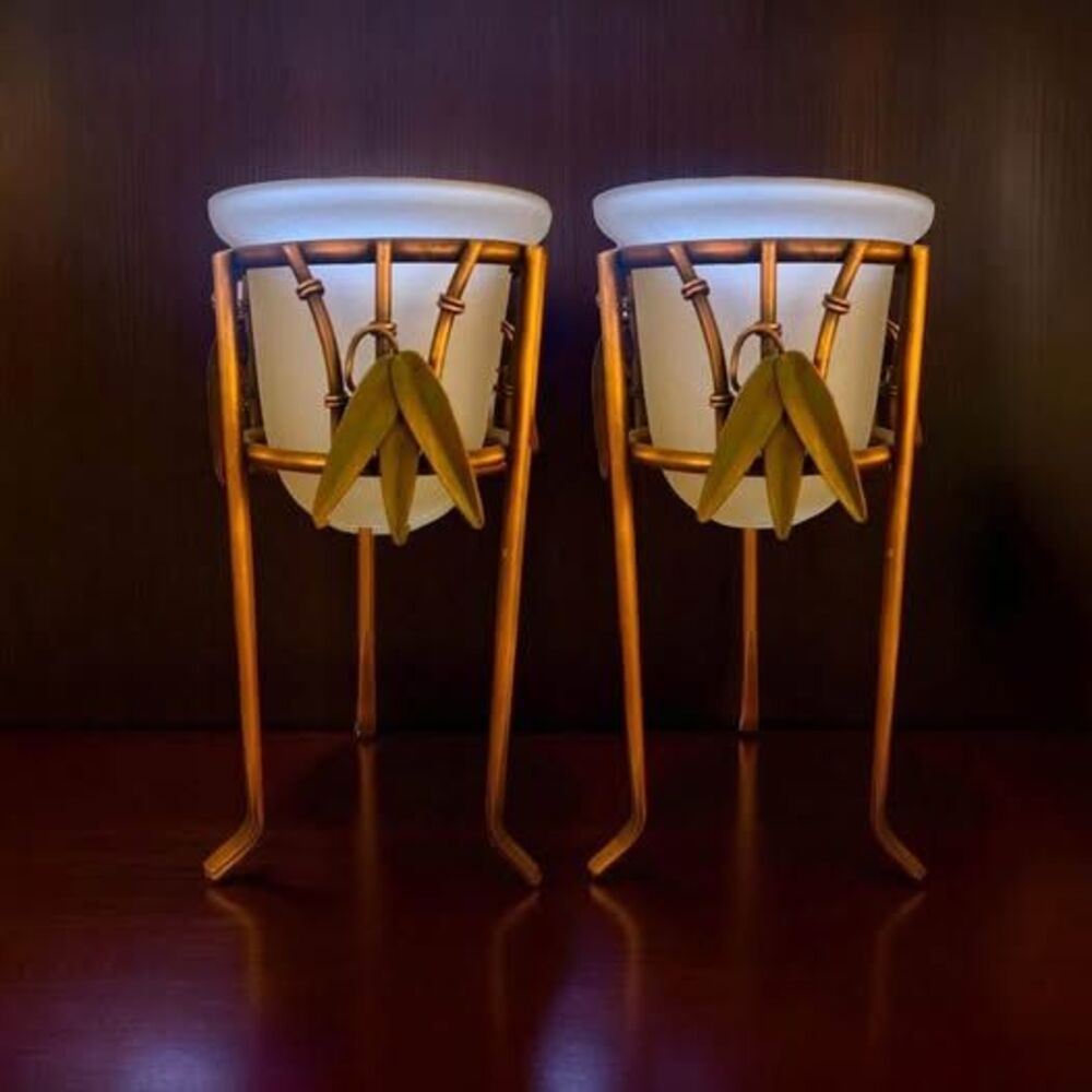 South Asian Votive Holders Pair